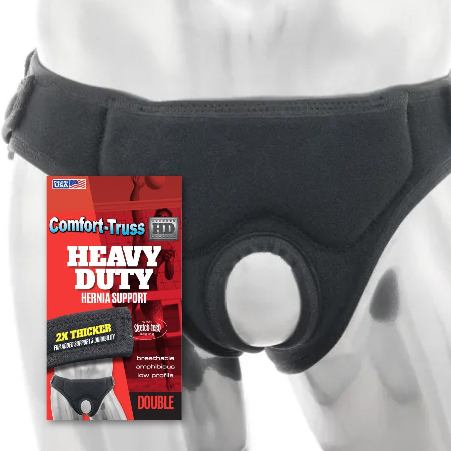 Heavy-Duty Double Hernia Belt