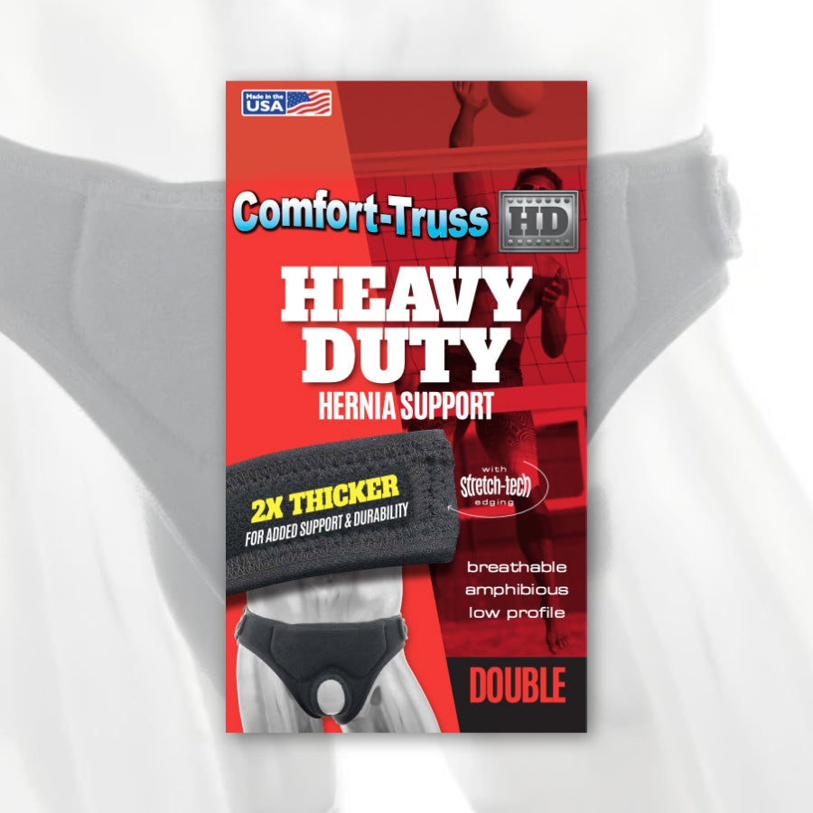 Heavy-Duty Double Hernia Belt
