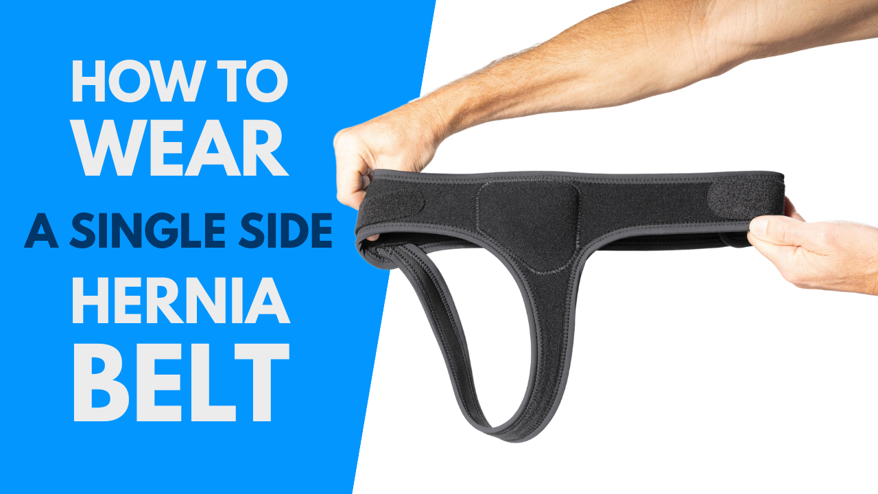 How To Wear a Single Side Hernia Belt